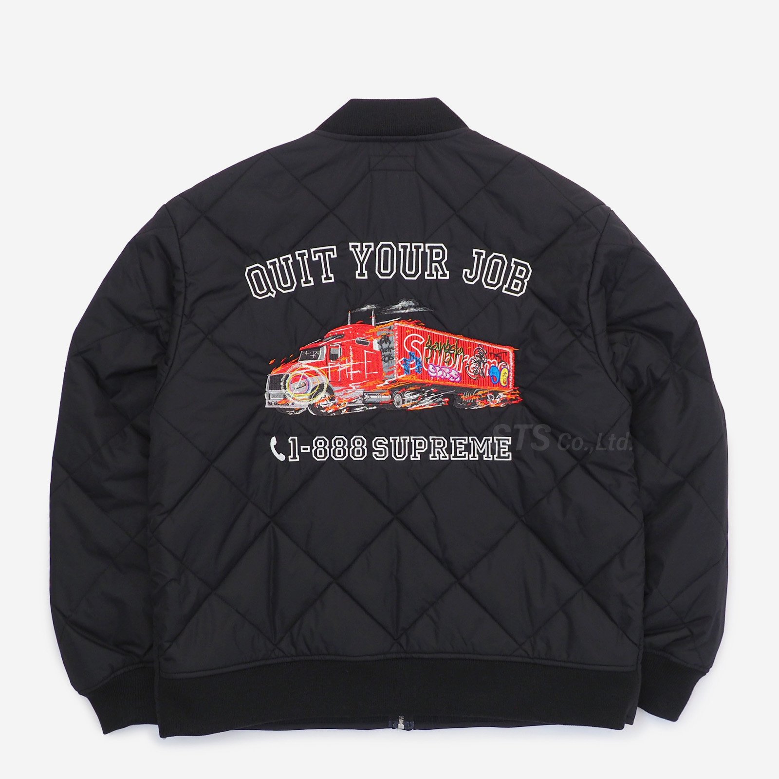 Supreme - Quit Your Job Quilted Work Jacket - UG.SHAFT