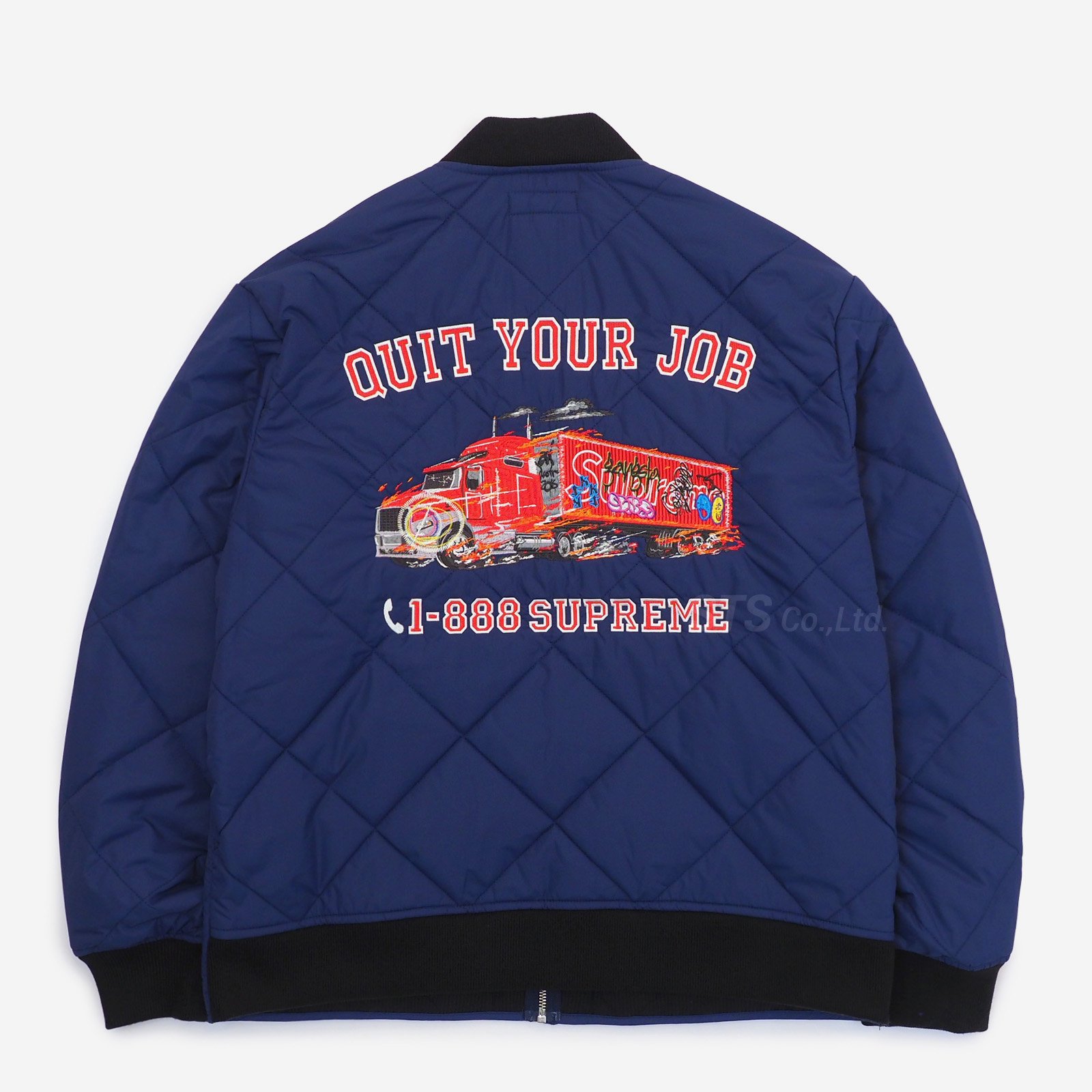 Supreme - Quit Your Job Quilted Work Jacket - UG.SHAFT