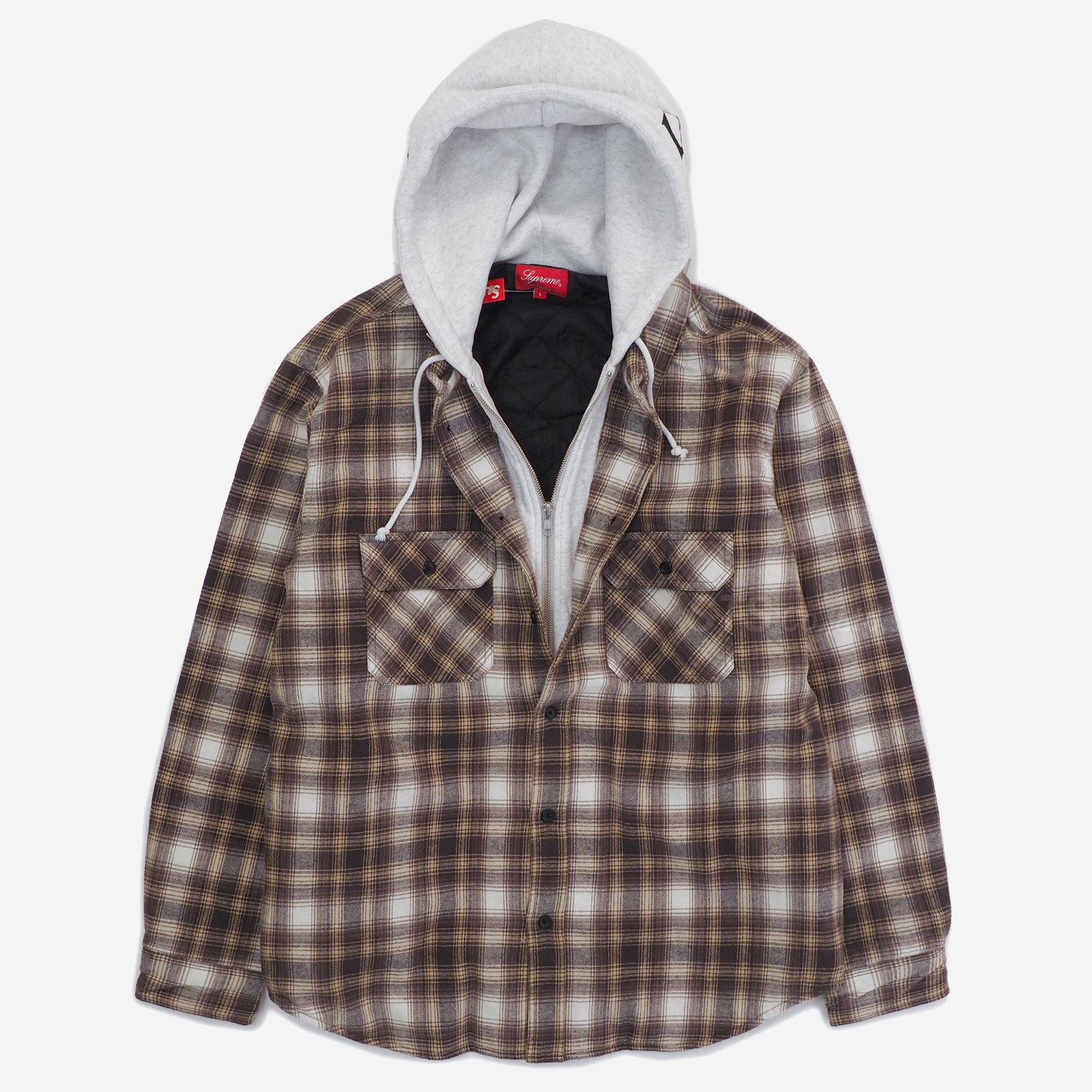 Supreme - Hooded Flannel Zip Up Shirt - UG.SHAFT