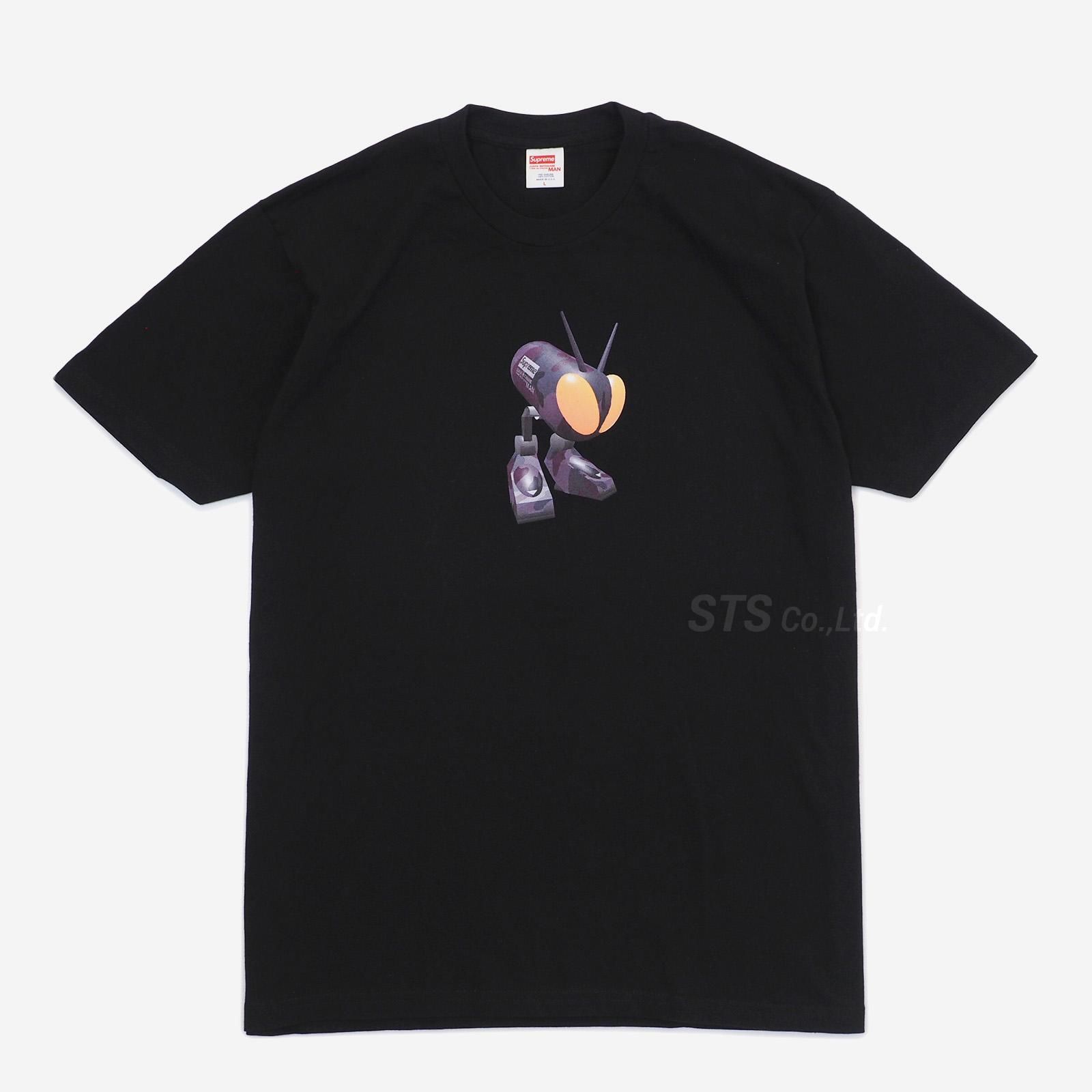 Supreme×JUNYA WATANABE COMME des GARCONS MAN 2021AW Bug Tee シュプリーム×ジュンヤワタナベコムデギャルソンマン バグTシャツ 半袖カットソー ブラック サイズXL【220323】【新古品】【me04】