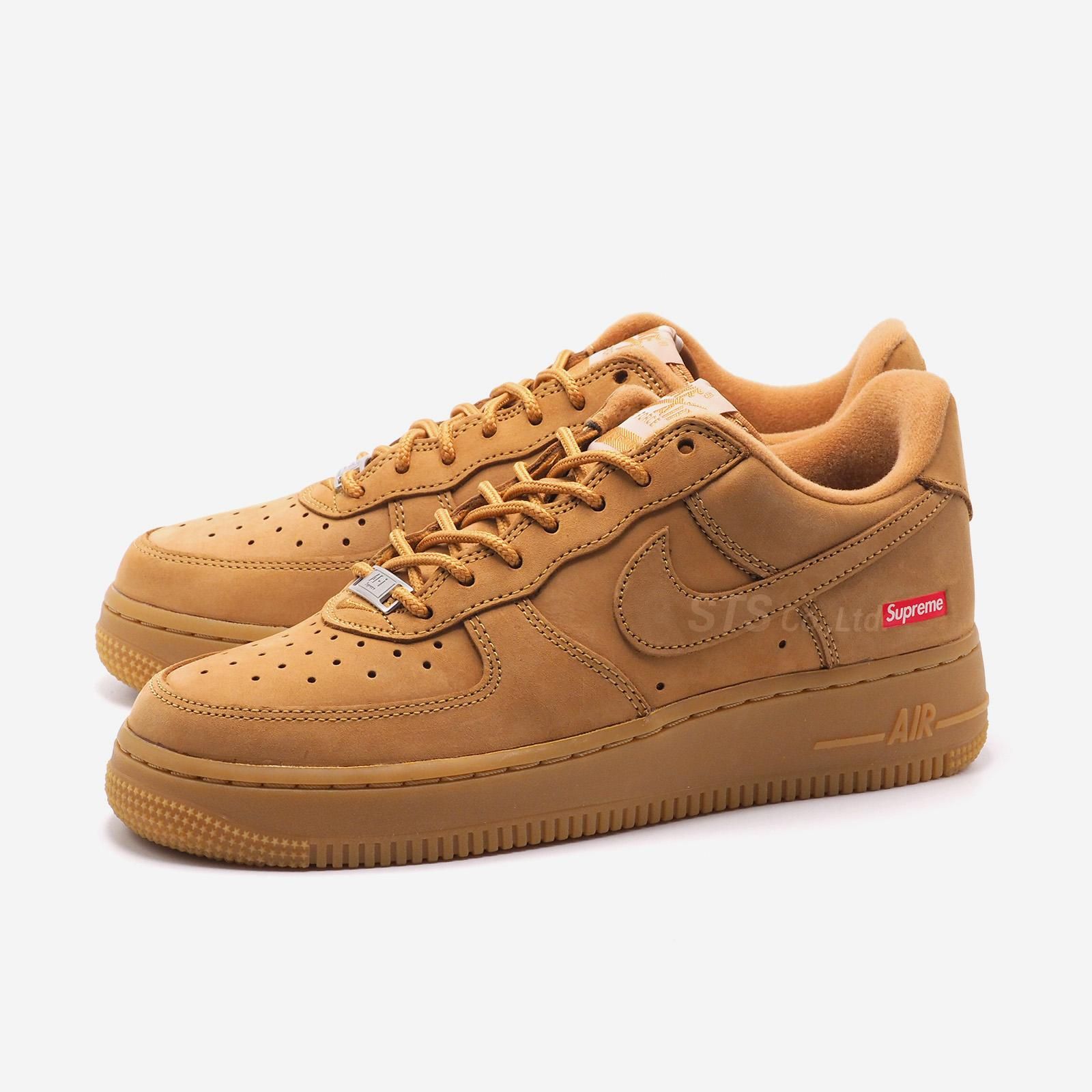 supreme nike airforce1 brown