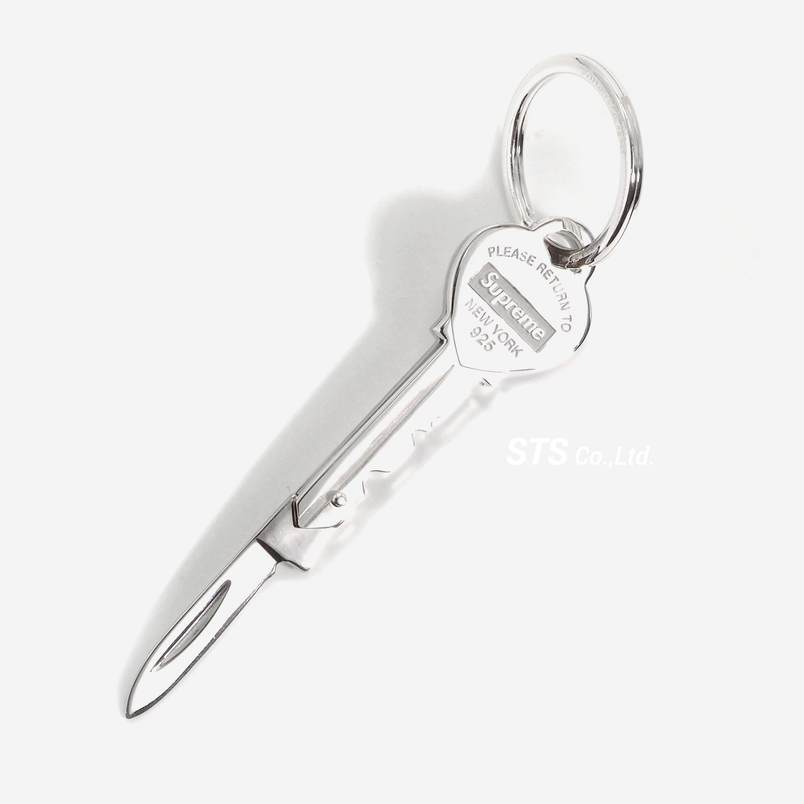 Supreme/Tiffany&Co. Return to Tiffany Heart Knife Key Ring - UG.SHAFT