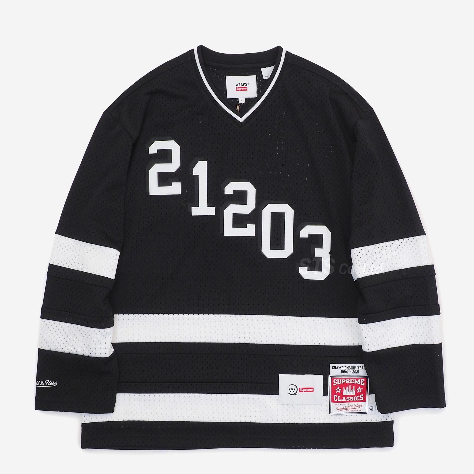 SUPREME シュプリーム 21AW ×WTAPS×Mitchellu0026Ness Hockey Jersey