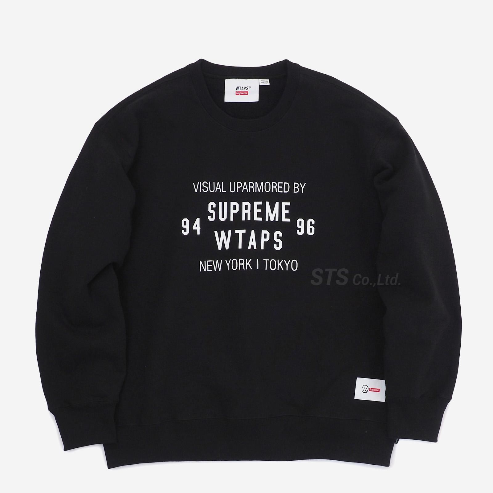 Supreme x WTAPS Crewneck Black Ｌサイズ - スウェット