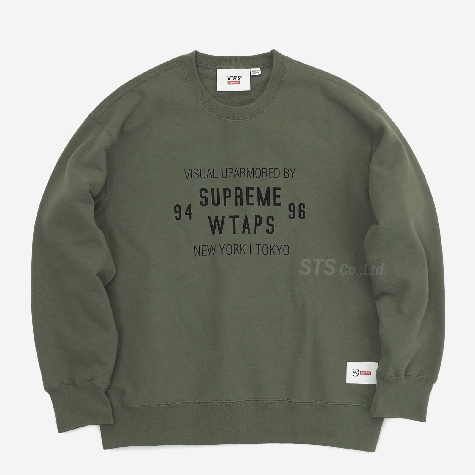 XXL Supreme WTAPS Crewneck オリーブ - www.sorbillomenu.com