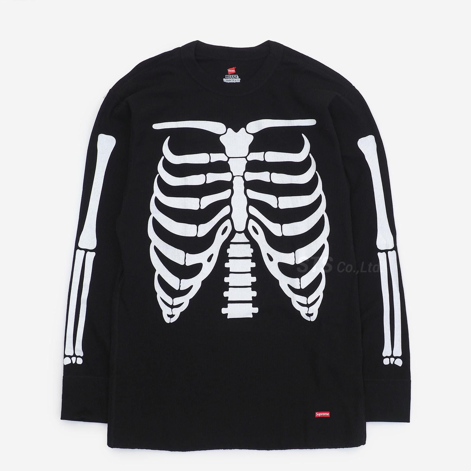 Lサイズ Supreme Hanes Bones Thermal CrewTシャツ/カットソー(七分/長袖)