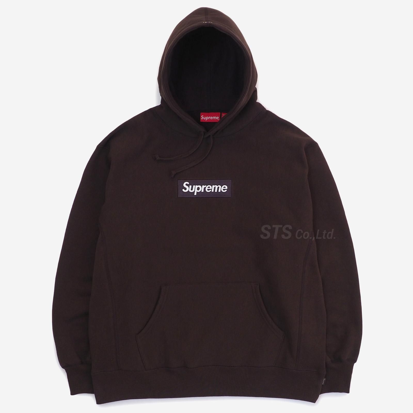 supreme box logo hoodie black 2021