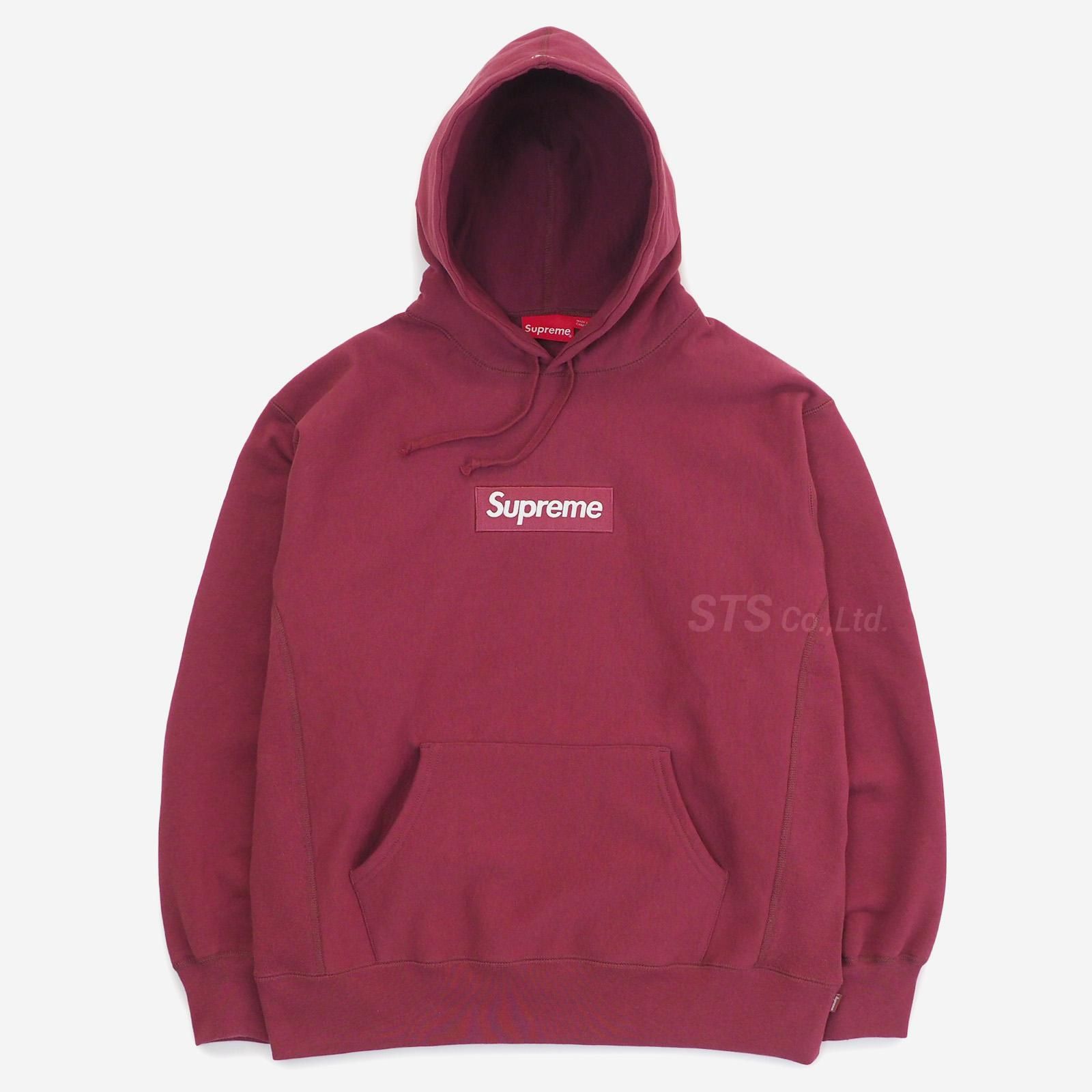 Supreme◇パーカー/M/コットン/RED/13AW/Box Logo Pullover/袖口汚れ有 - メンズファッション