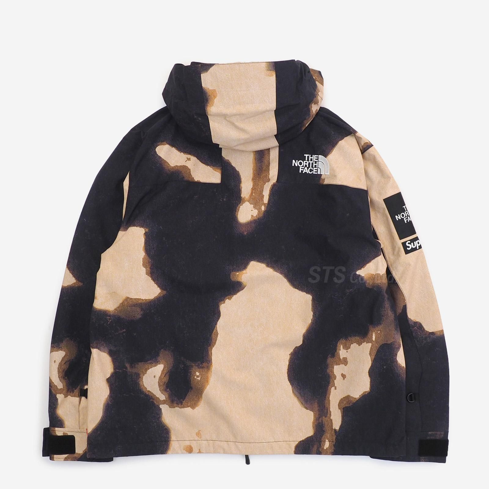 Supreme/The North Face Bleached Denim Print Mountain Jacket