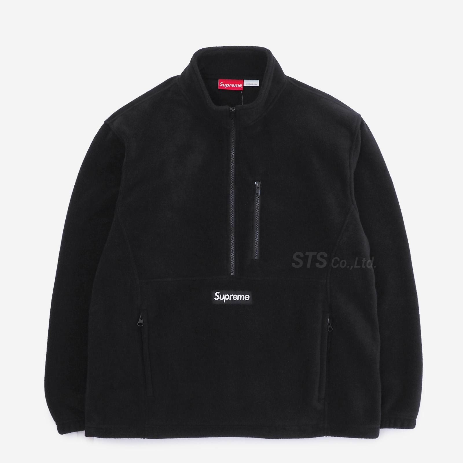 SUPREME HALF ZIP PULLOVER BLACK XL値下げはできません