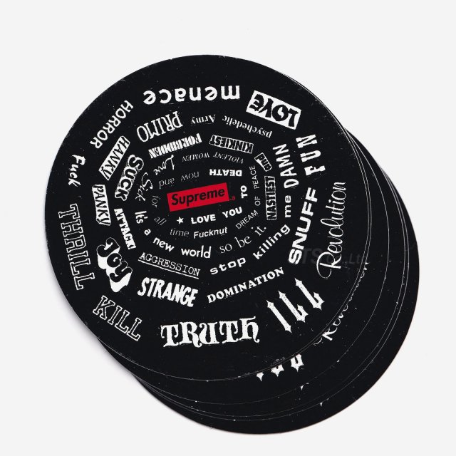 Supreme - Spiral Sticker