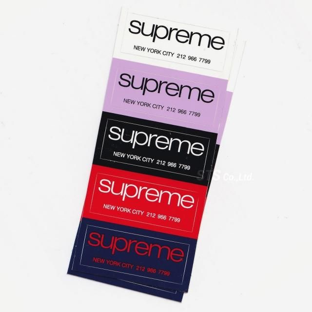 Supreme - Shop Sticker Sheet