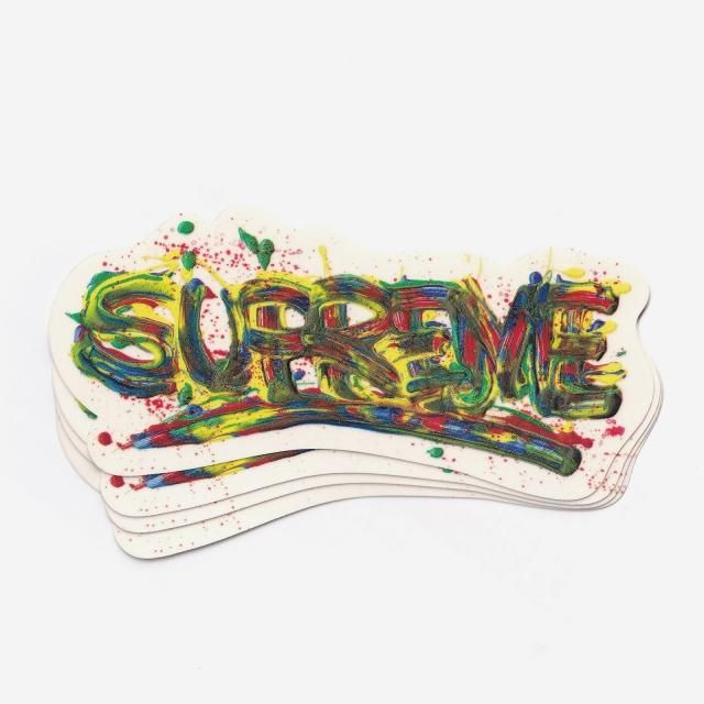 Supreme - Paint Logo Sticker