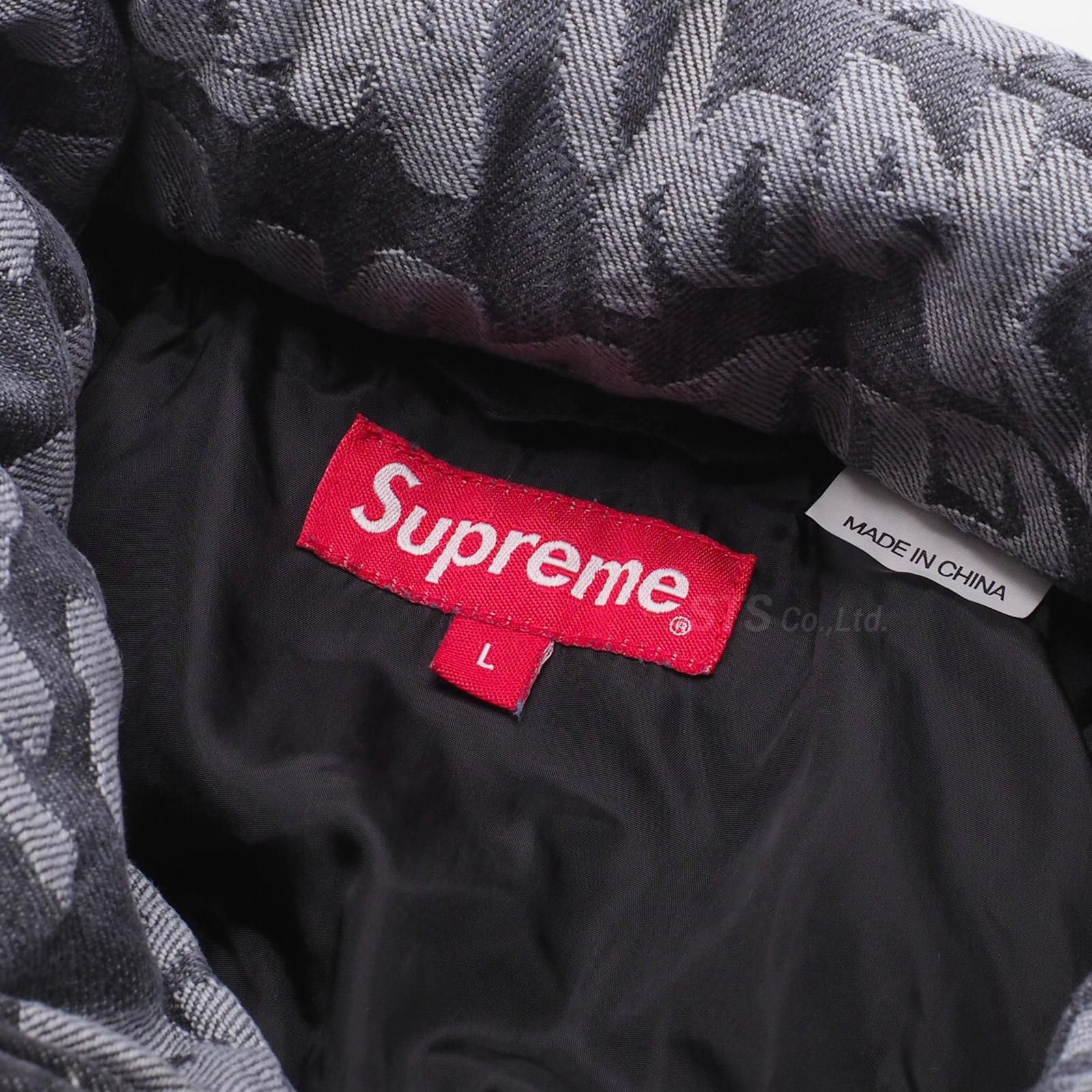 Supreme - Fat Tip Jacquard Denim Puffer Jacket - UG.SHAFT