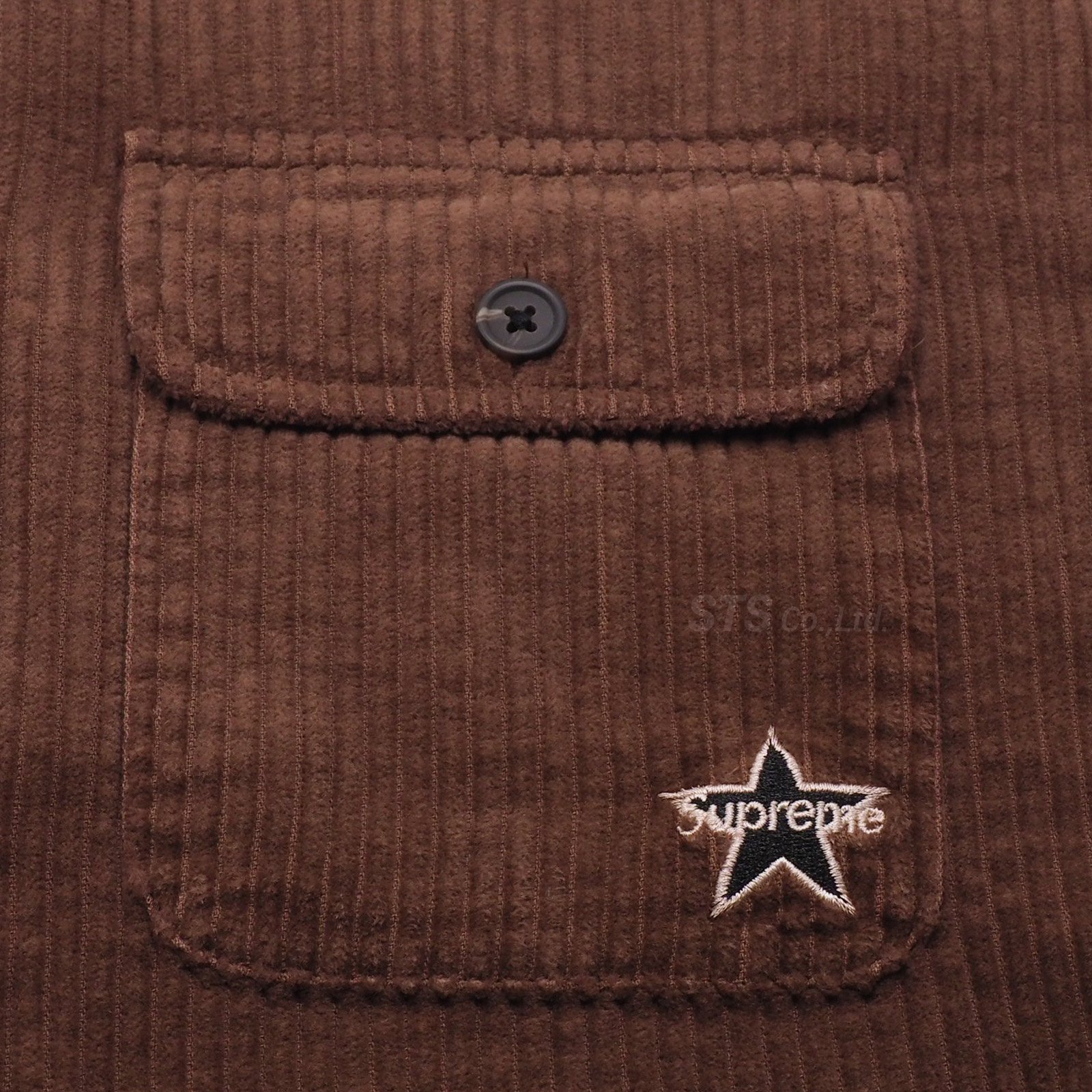 M サイズ Supreme Corduroy Shirt brown