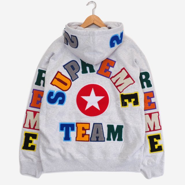 Supreme - Supreme Team Chenille Hooded Sweatshirt
