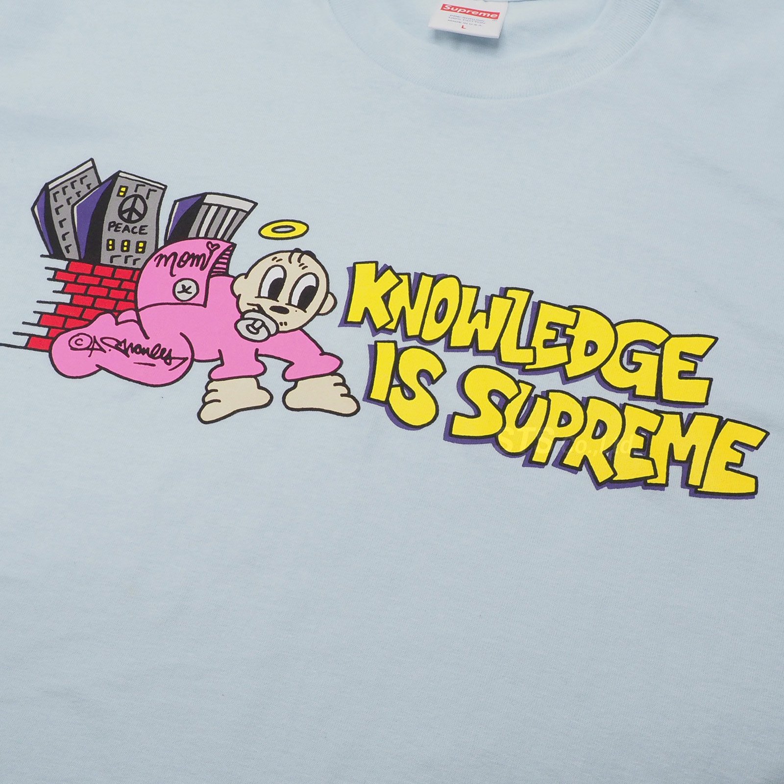 タグ付き新品 knowledge is supreme tシャツ　プラバッグ付き