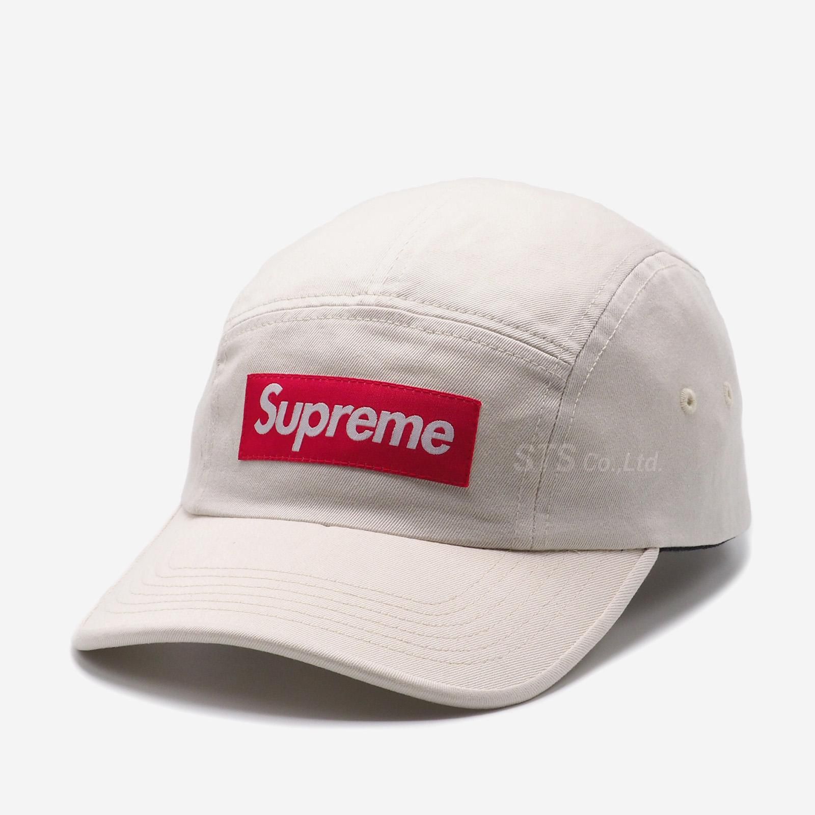 最も優遇 Supreme Washed Chino Twill Camp Cap 赤ロゴ kids-nurie.com