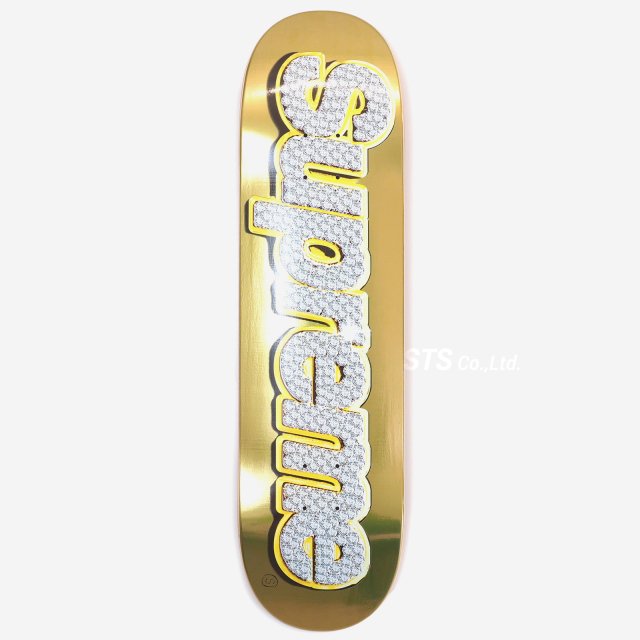 Supreme - Bling Box Logo Skateboard