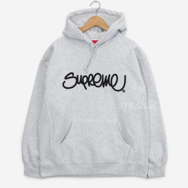【SALE】Supreme - Raised Handstyle Hooded Sweatshirt