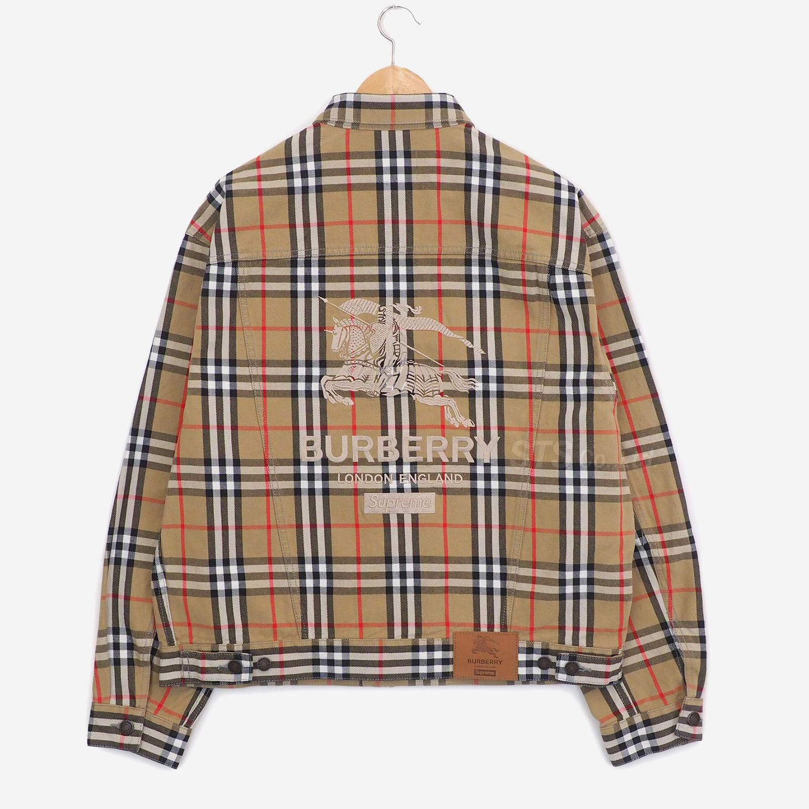 Supreme/Burberry Denim Trucker Jacket - UG.SHAFT