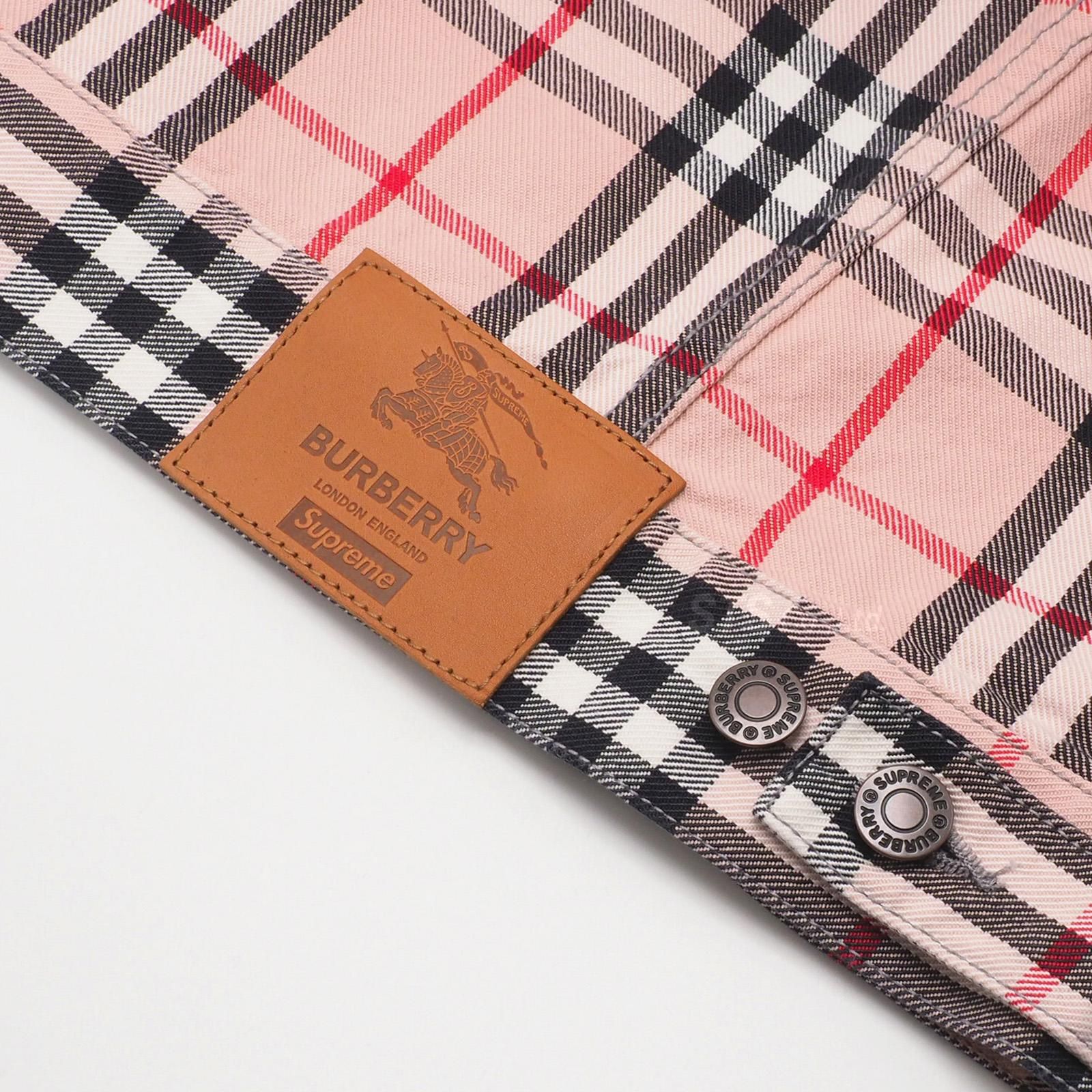 Supreme/Burberry Denim Trucker Jacket - UG.SHAFT