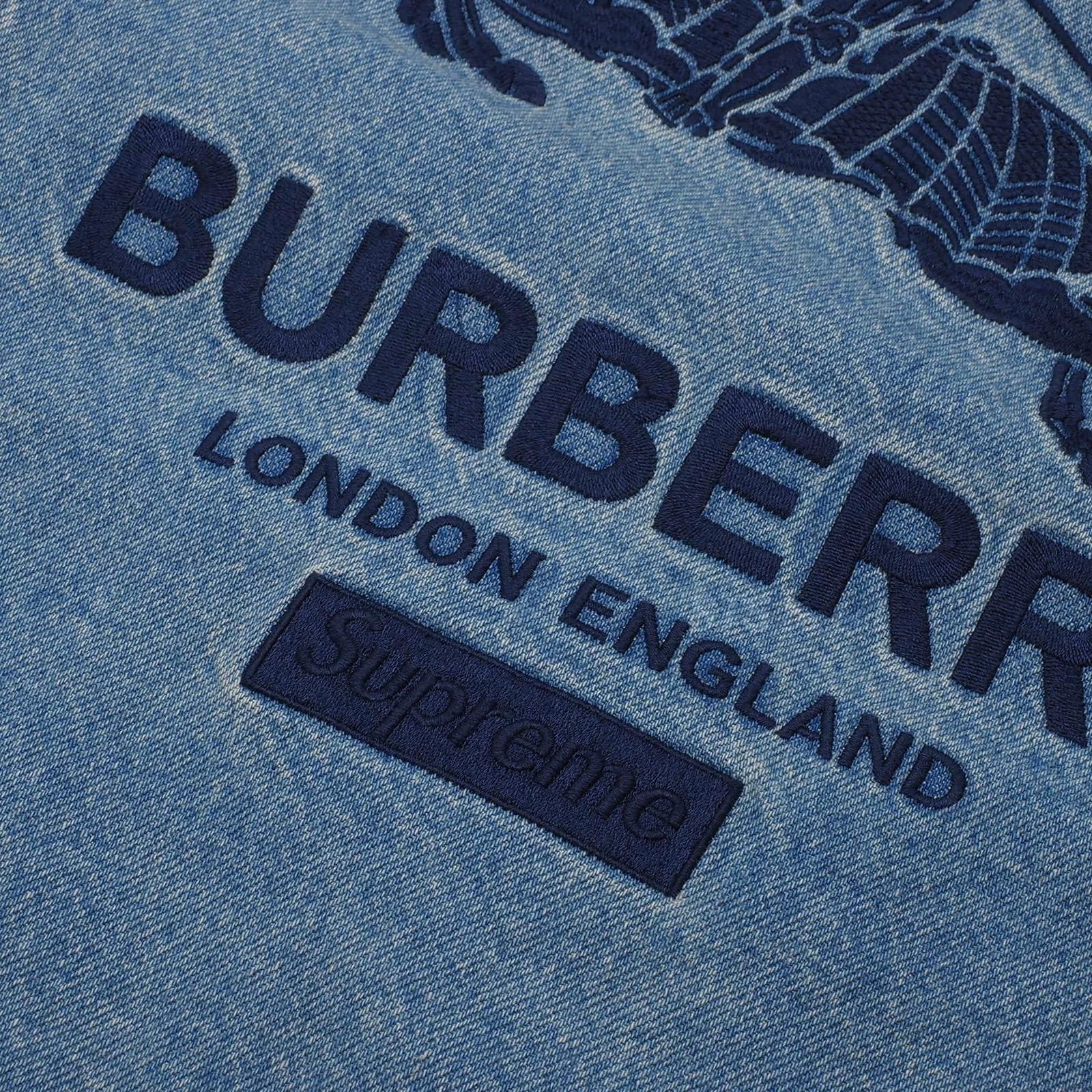 Supreme/Burberry Denim Trucker Jacket - UG.SHAFT