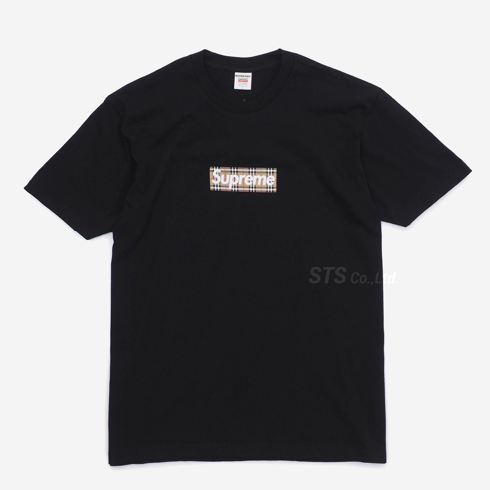 美品Burberry×supremeロゴT-