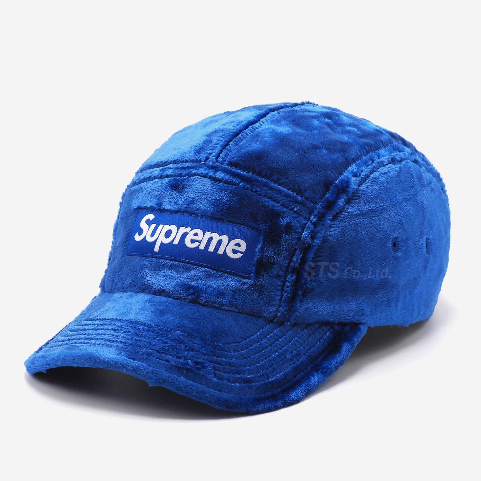 Supreme Crushed Velvet Camp Cap (SS22) - $54