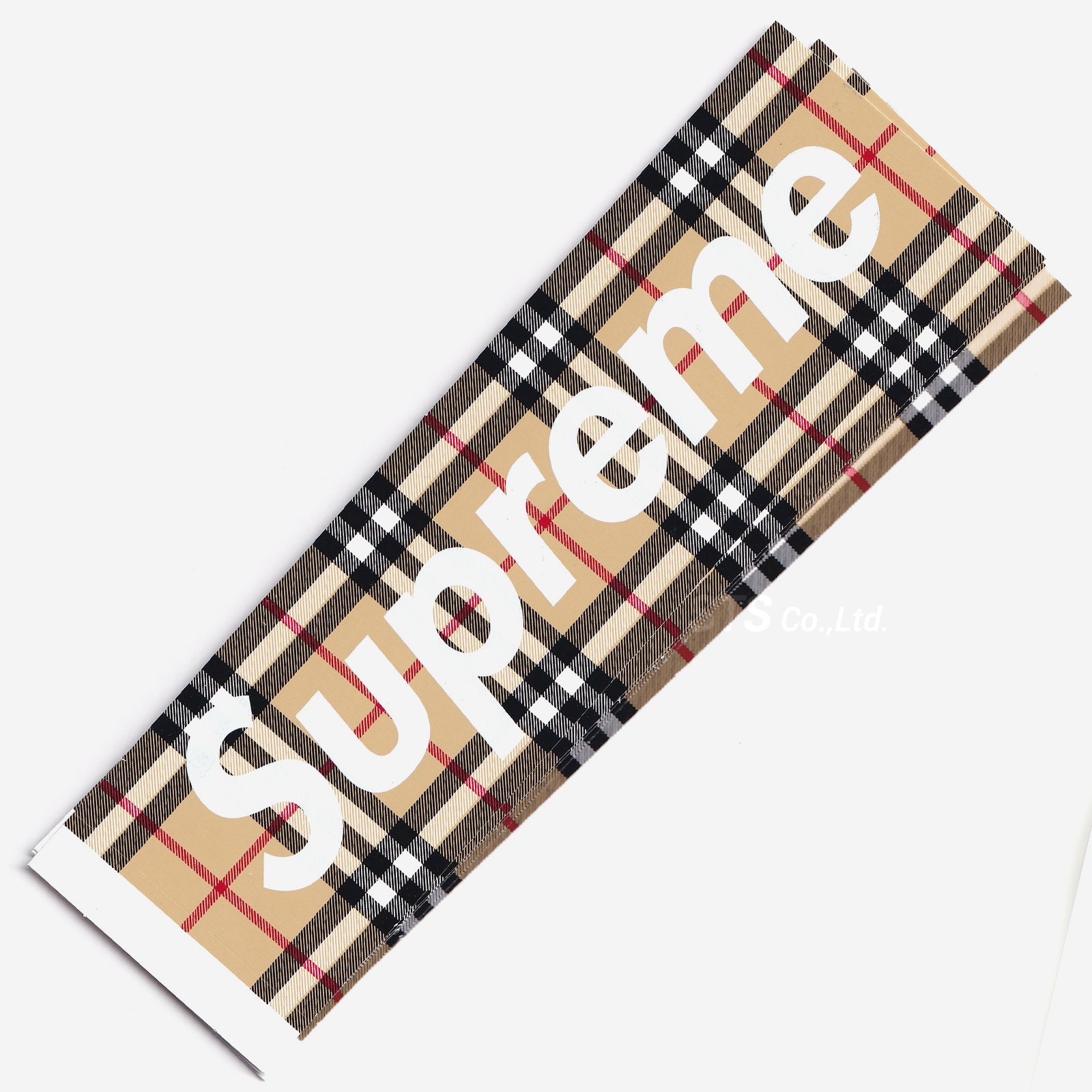 Dead Stock!」Supreme/Burberry Box Logo Sticker - UG.SHAFT