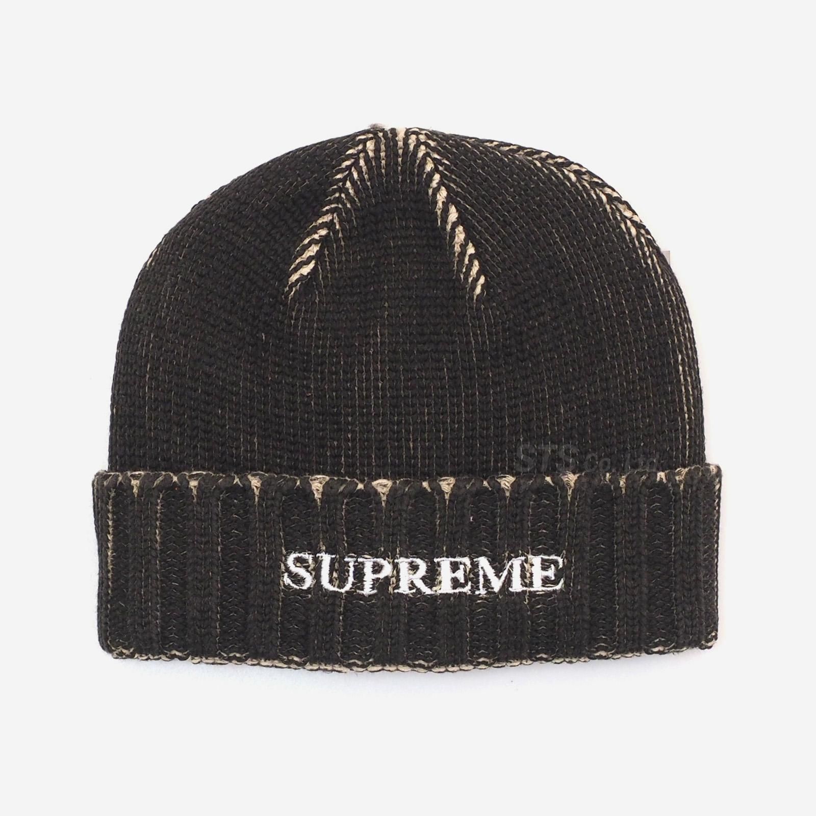 unusedsupreme overprint beanie olive