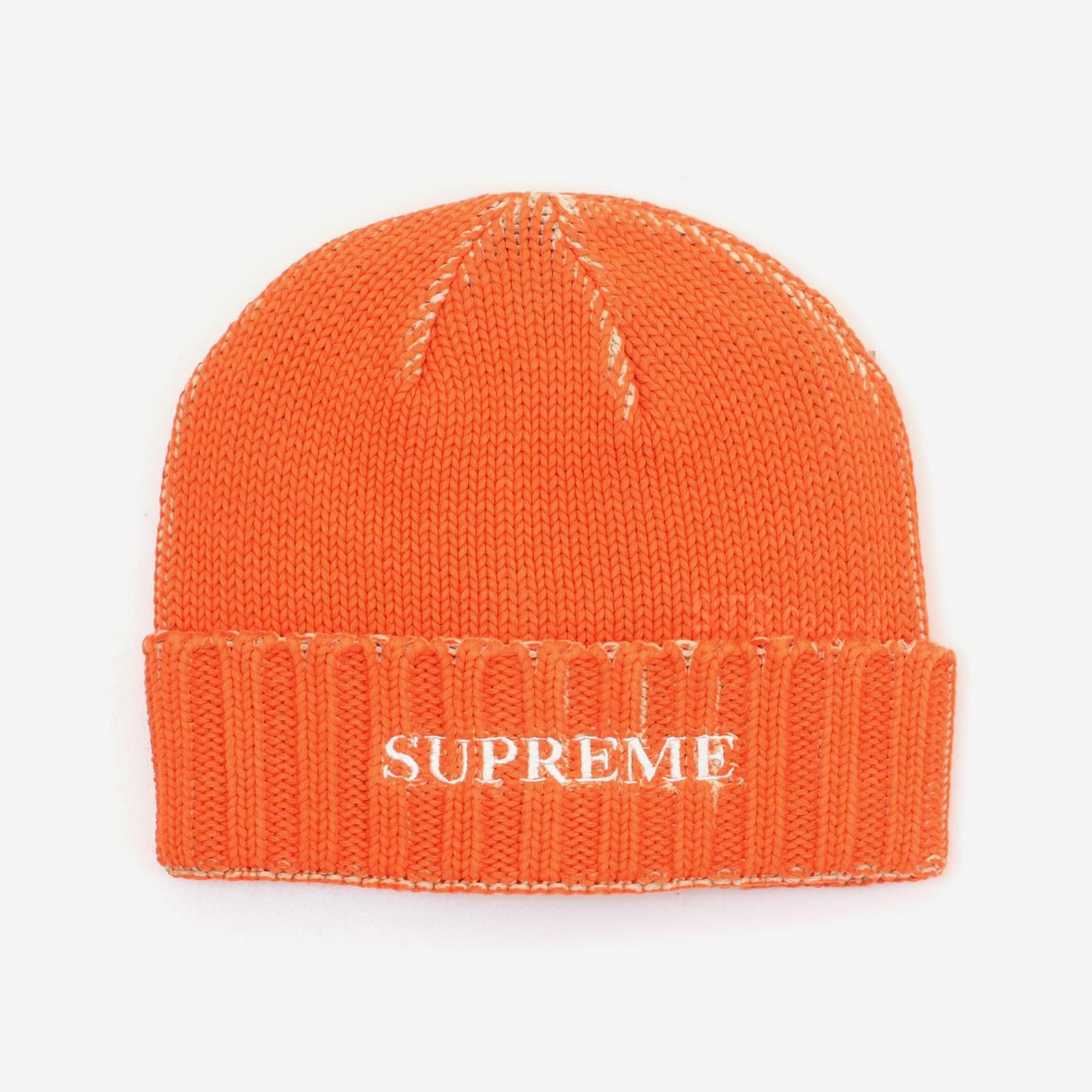 Supreme Overprint Beanie ビーニー ブラック-