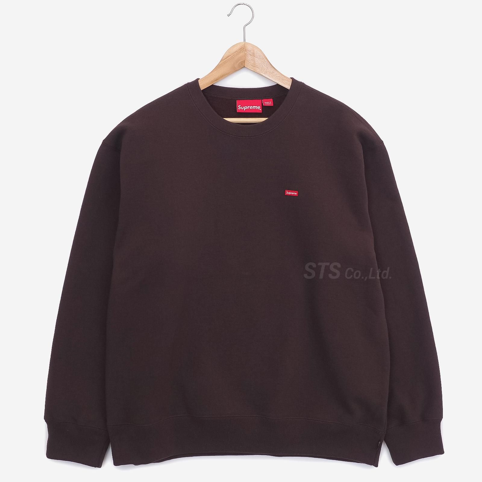 スウェットSupreme Box Logo Crewneck Brown Small - スウェット