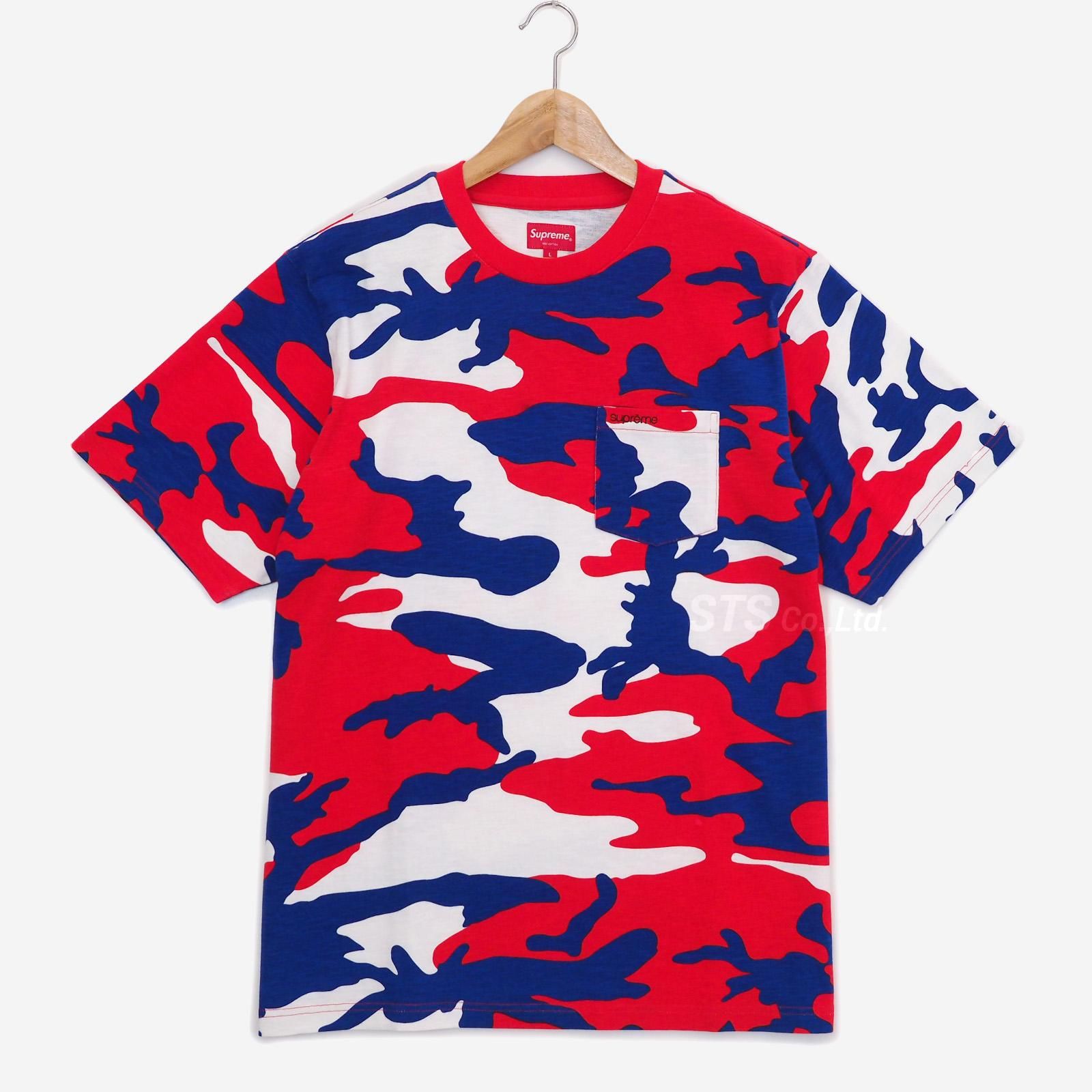 Supreme SS15 Pocket Tee ヒョウ柄 （Supremeステッカー付き） Supreme(シュプリーム) 16SS「Leopard Pocket Tee」レオパード柄