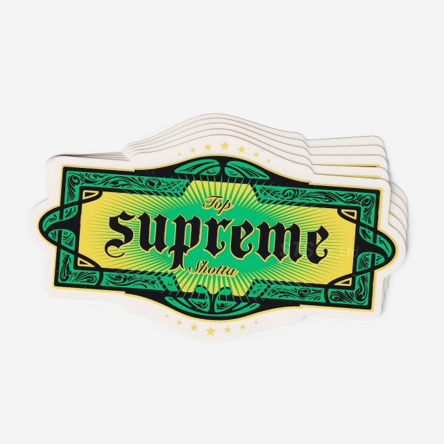 Supreme - Top Shotta Sticker