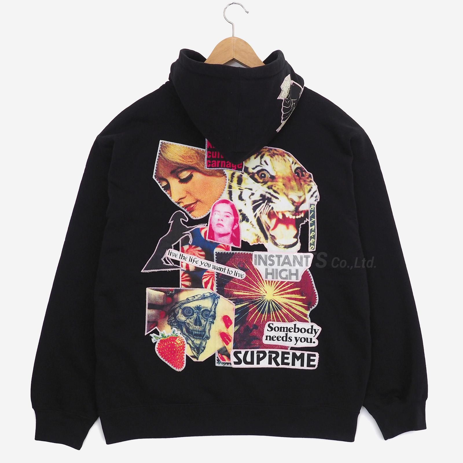 Supreme Instant High Patches Hooded パーカ