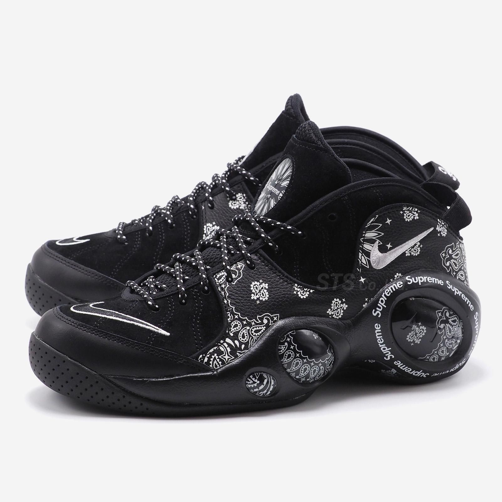 26.5cm Supreme Air Zoom Flight 95 black-