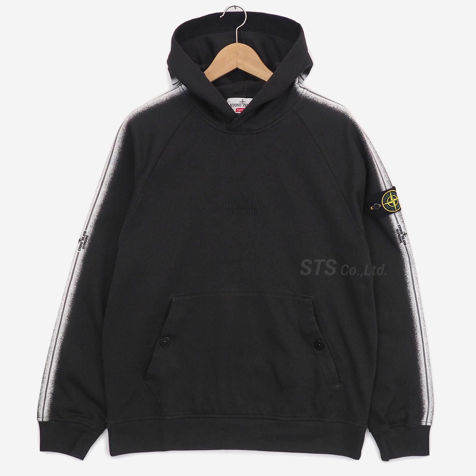 supreme Stone Island TOP 黒　Mサイズ