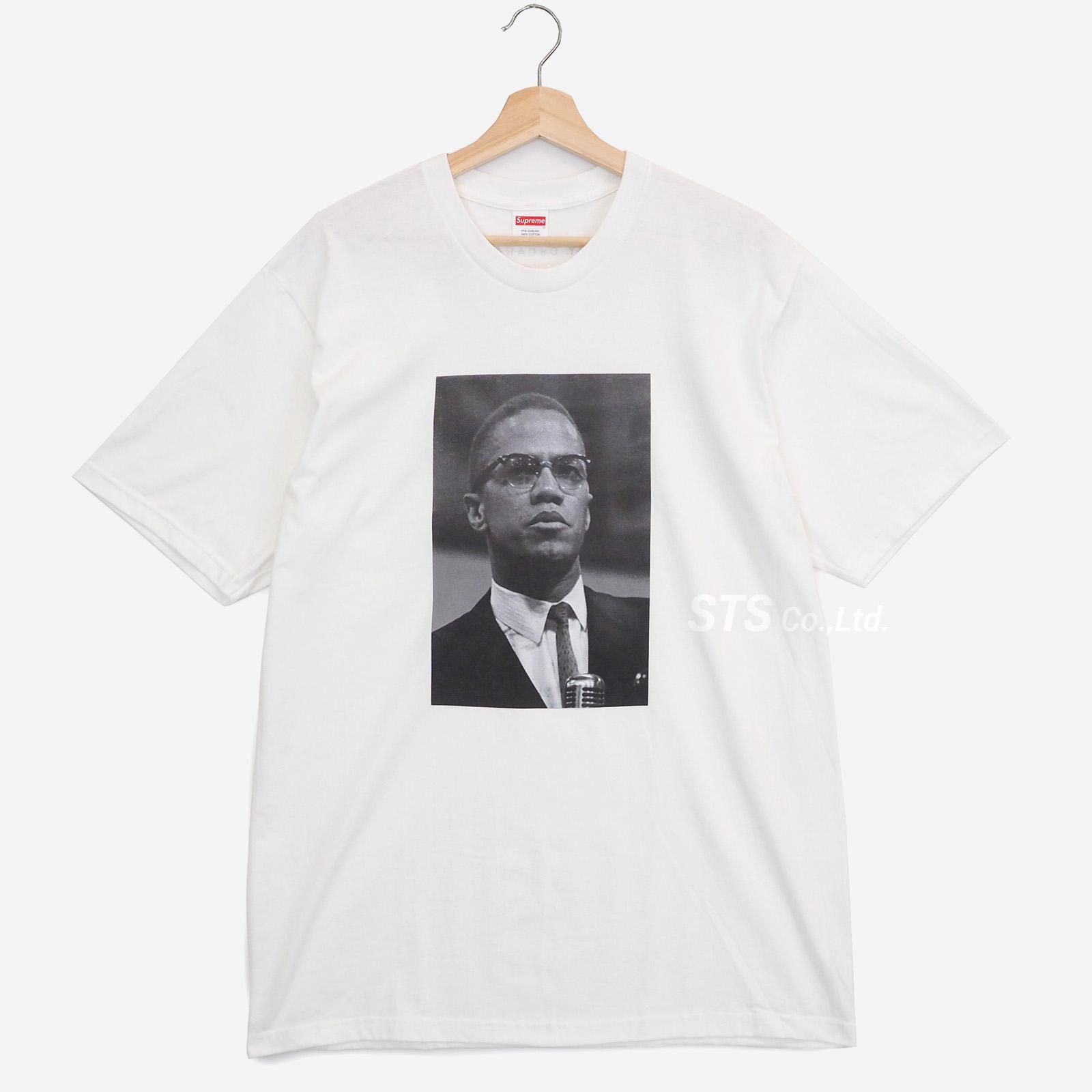 supreme Malcom X Tee Sサイズ　ブルー