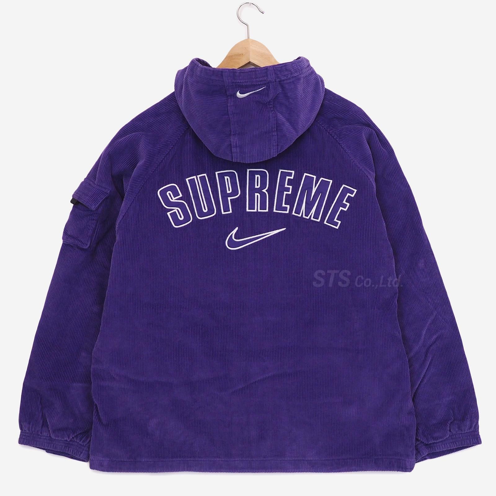 Supreme/Nike Arc Corduroy Hooded Jacket - UG.SHAFT