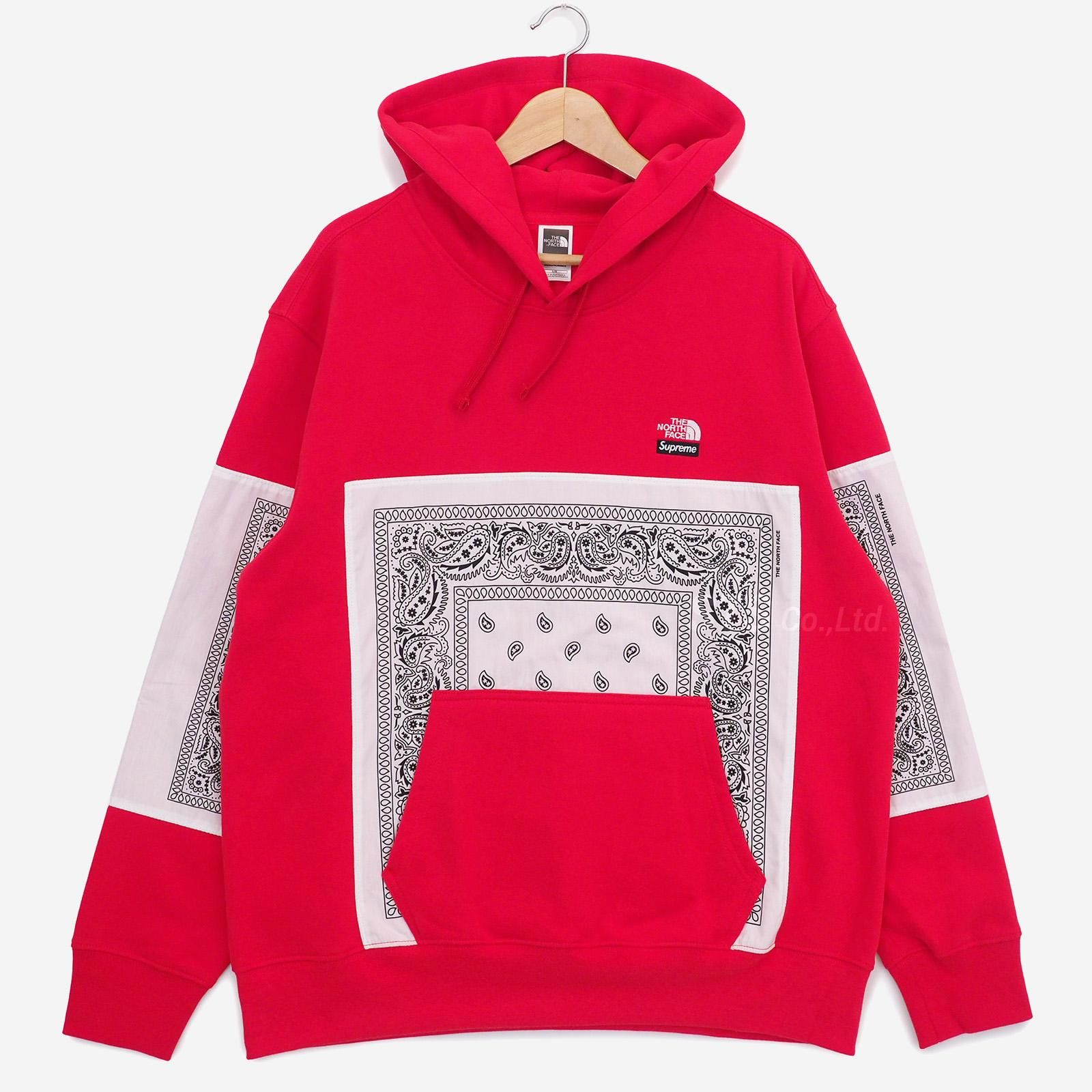 Red bandana cheap north face hoodie