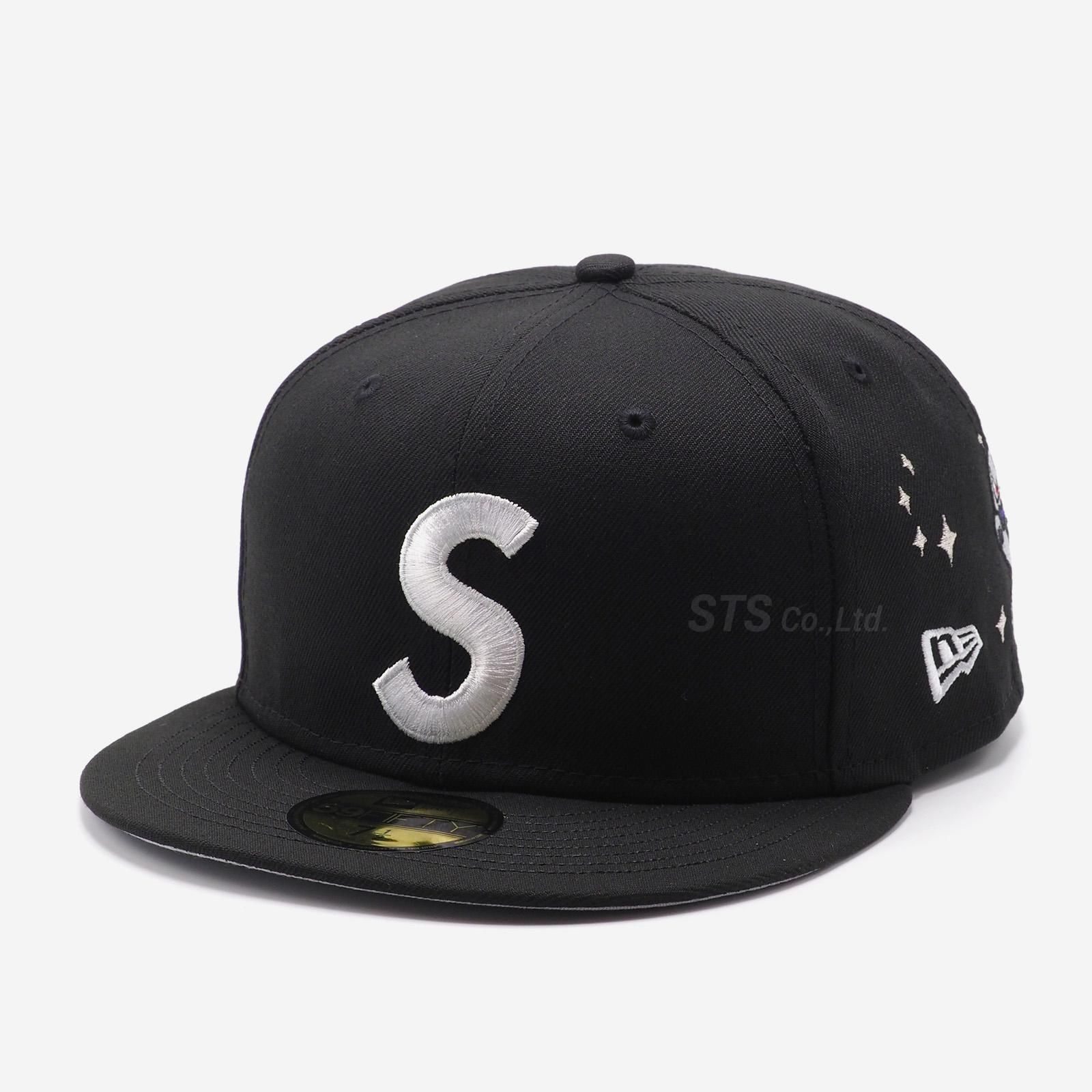 Supreme S Logo New Era 黒 7-5/8 - キャップ