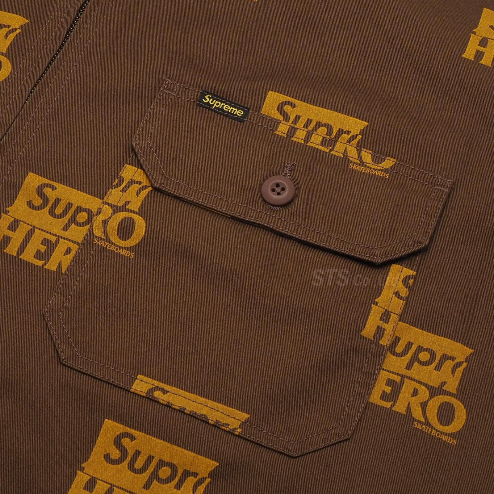 ジャケット・アウター supreme antihero work jacket XL brown supreme antihero work jacket XL brown