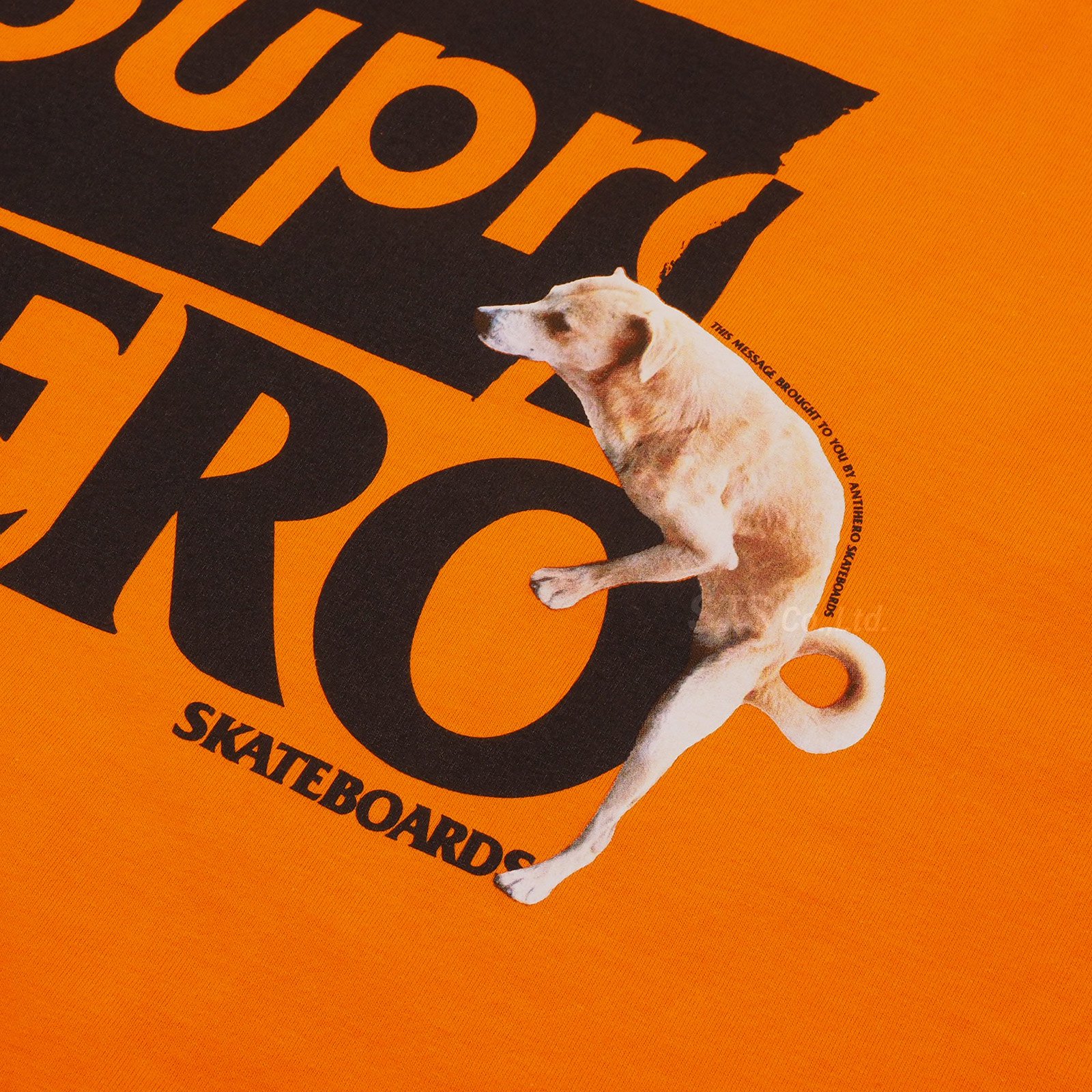 Supreme ANTI HERO DOG tee オレンジMサイズ