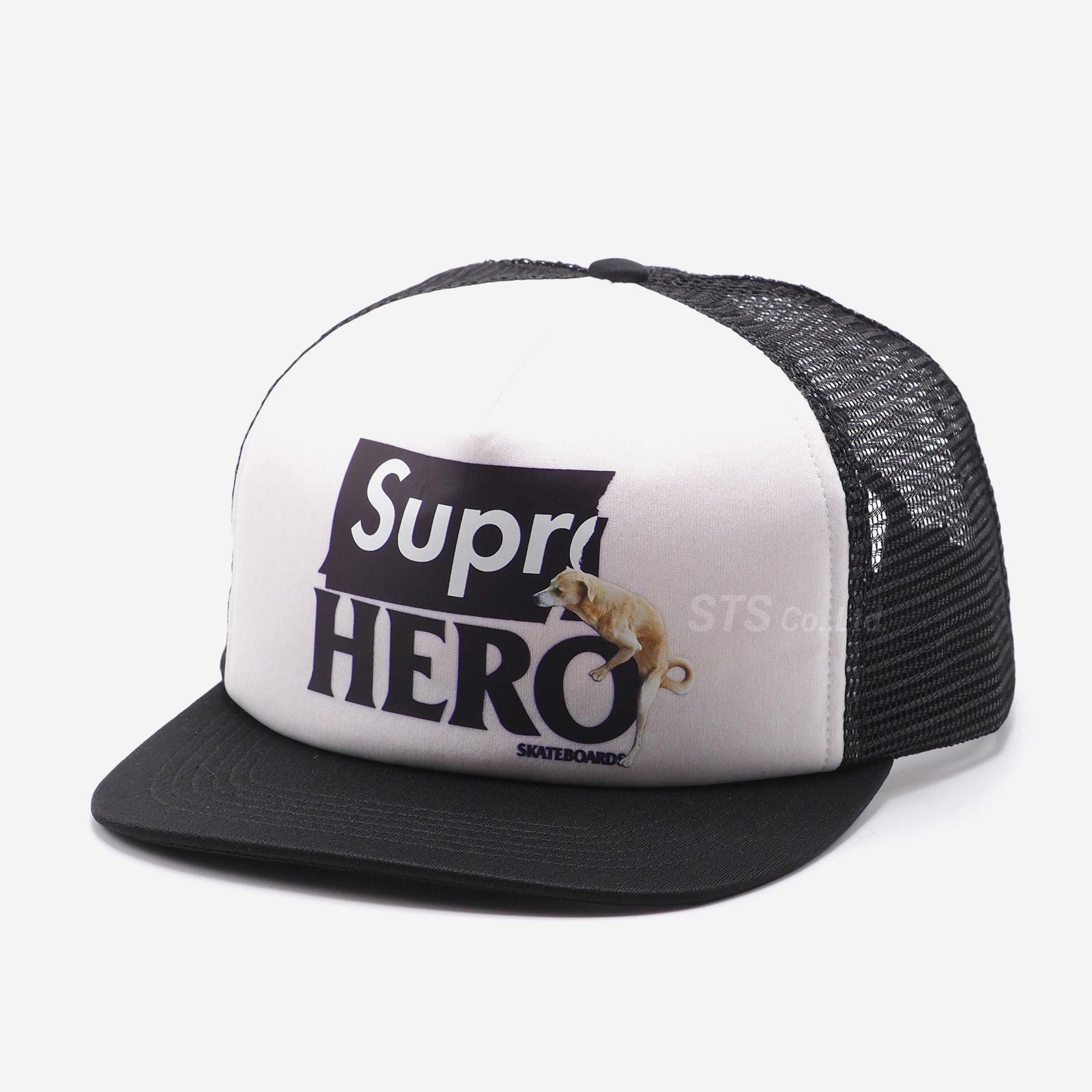 Supreme ANTIHERO Mesh Back 5-Panel Black | csfoundations.com