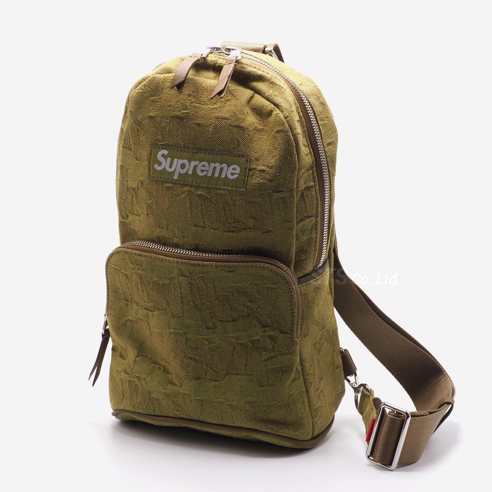 Supreme - Supreme fat tip jacquard denim sling bagの+