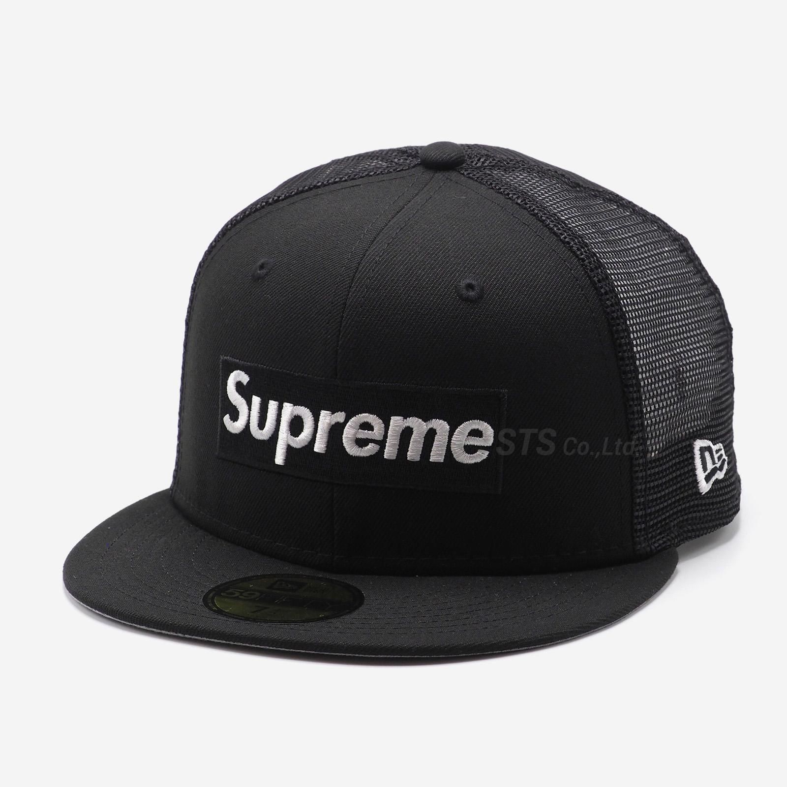 sup【MENS】supreme キャップ ブラック サイズ7 3/4 - キャップ