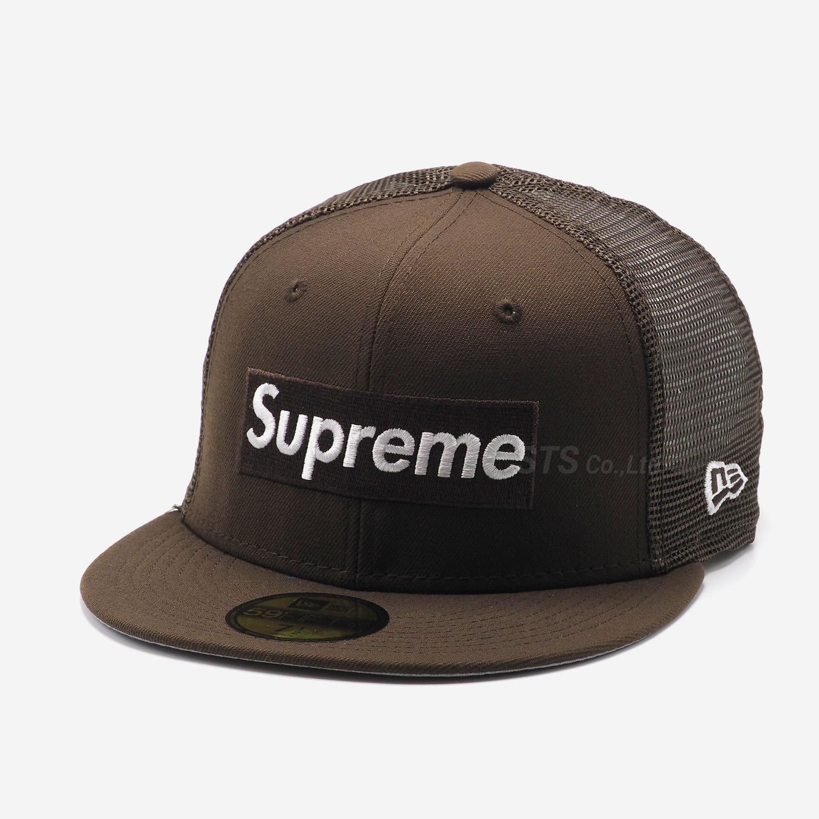 帽子シュプリーム　Box Logo Mesh Back New Era 5/8 ピン