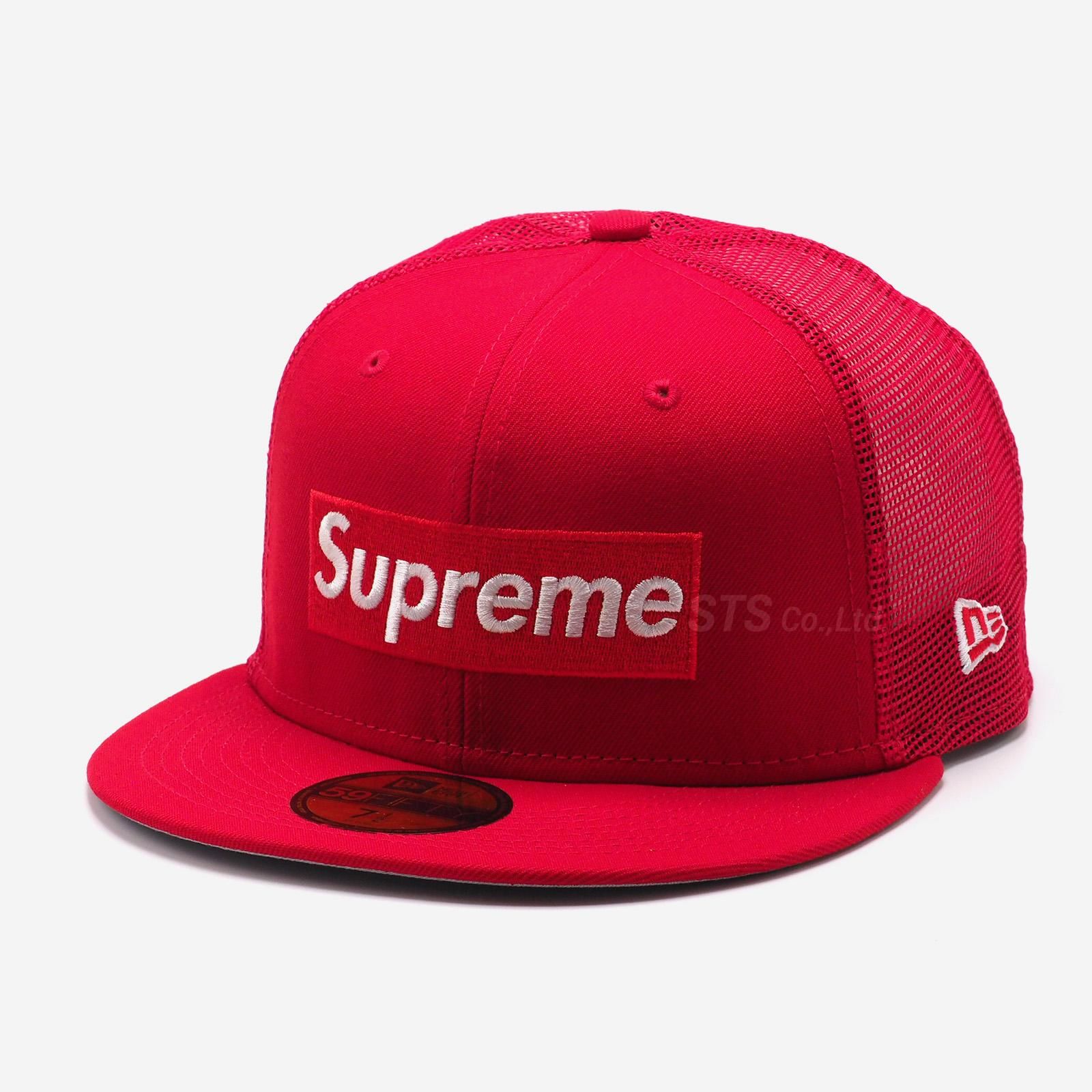 Supreme Box Logo Mesh Back New Era 7 1/4キャップ - キャップ