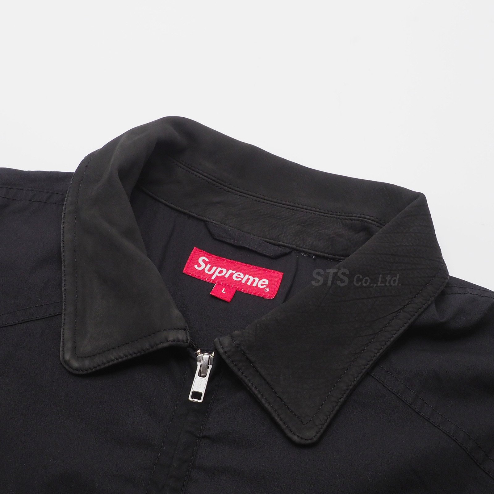 Supreme Cotton Utility Jacket BLACKブラック - ブルゾン